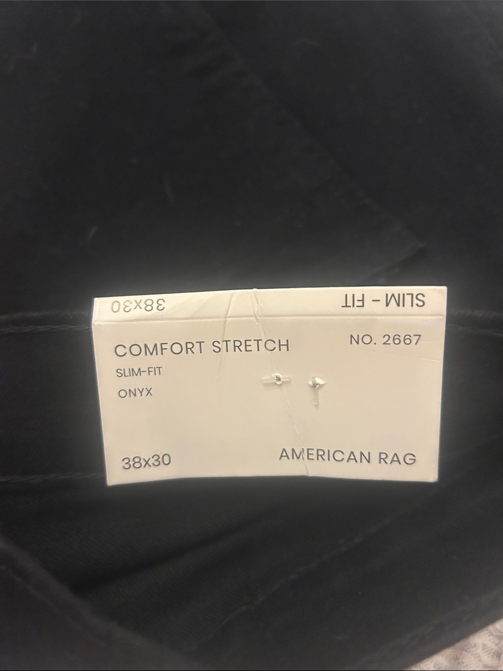 American Rag Slim-Fit Comfort Stretch Pants in Onyx Black
